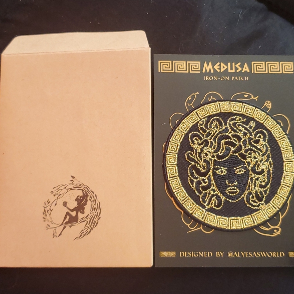 Fairyloot Medusa Iron on patch
